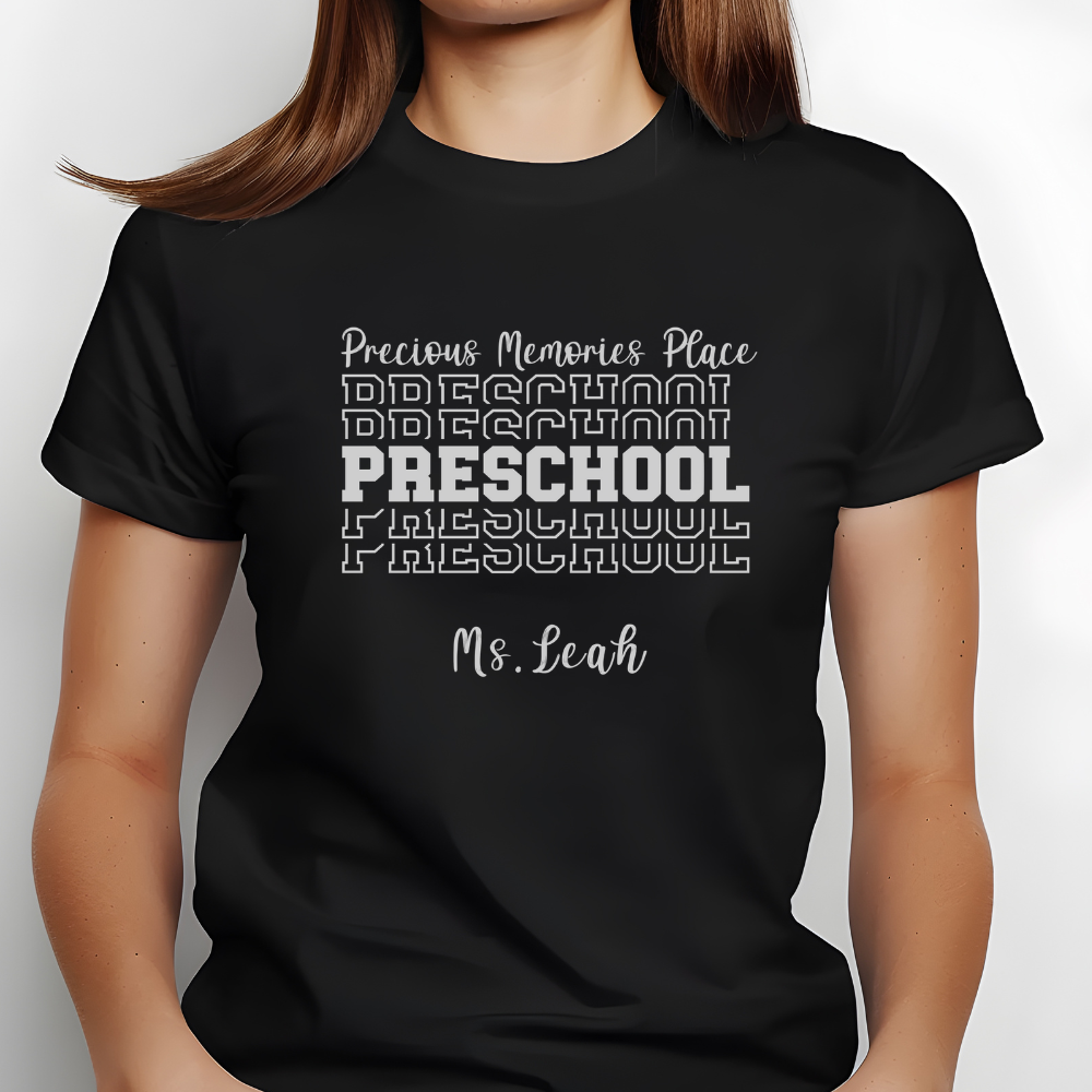 Custom Unisex Preschool Name T-Shirt