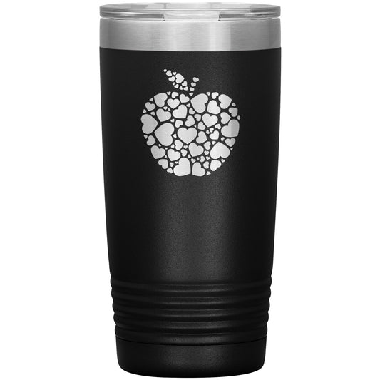 Apple Heart Travel Tumbler