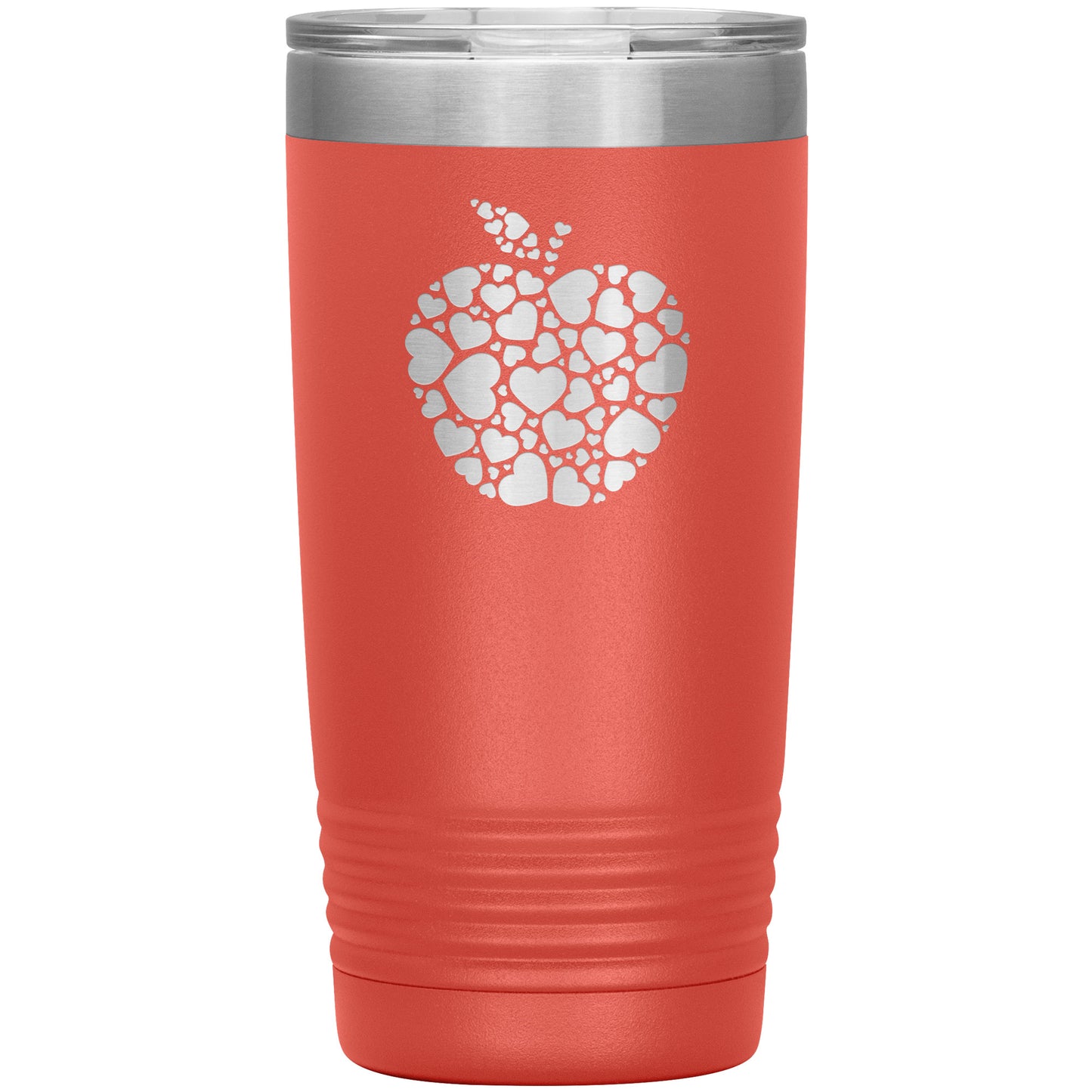 Apple Heart Travel Tumbler