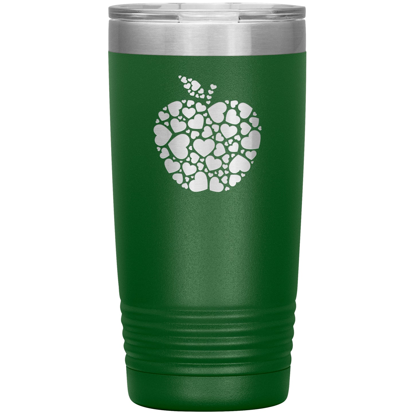 Apple Heart Travel Tumbler