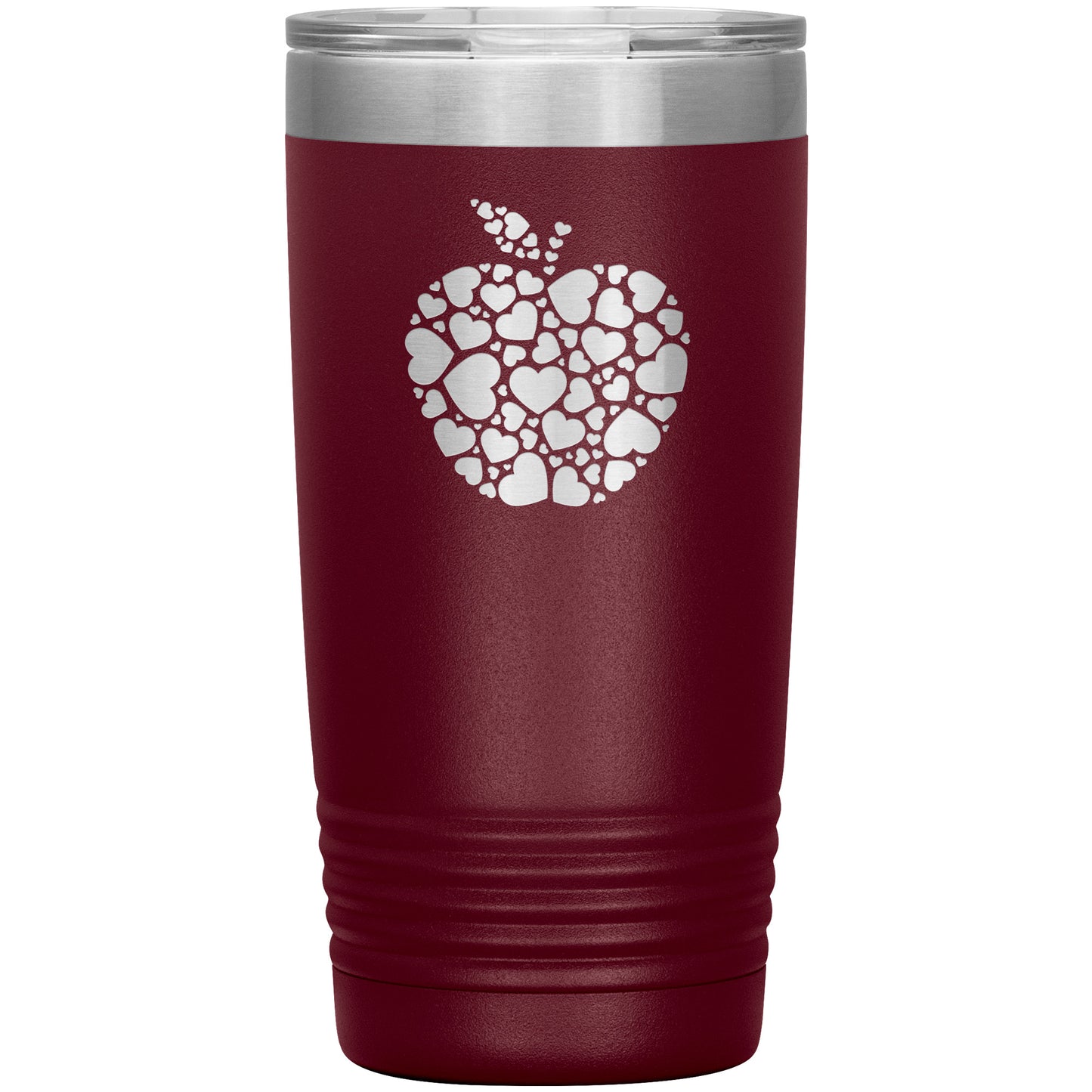 Apple Heart Travel Tumbler