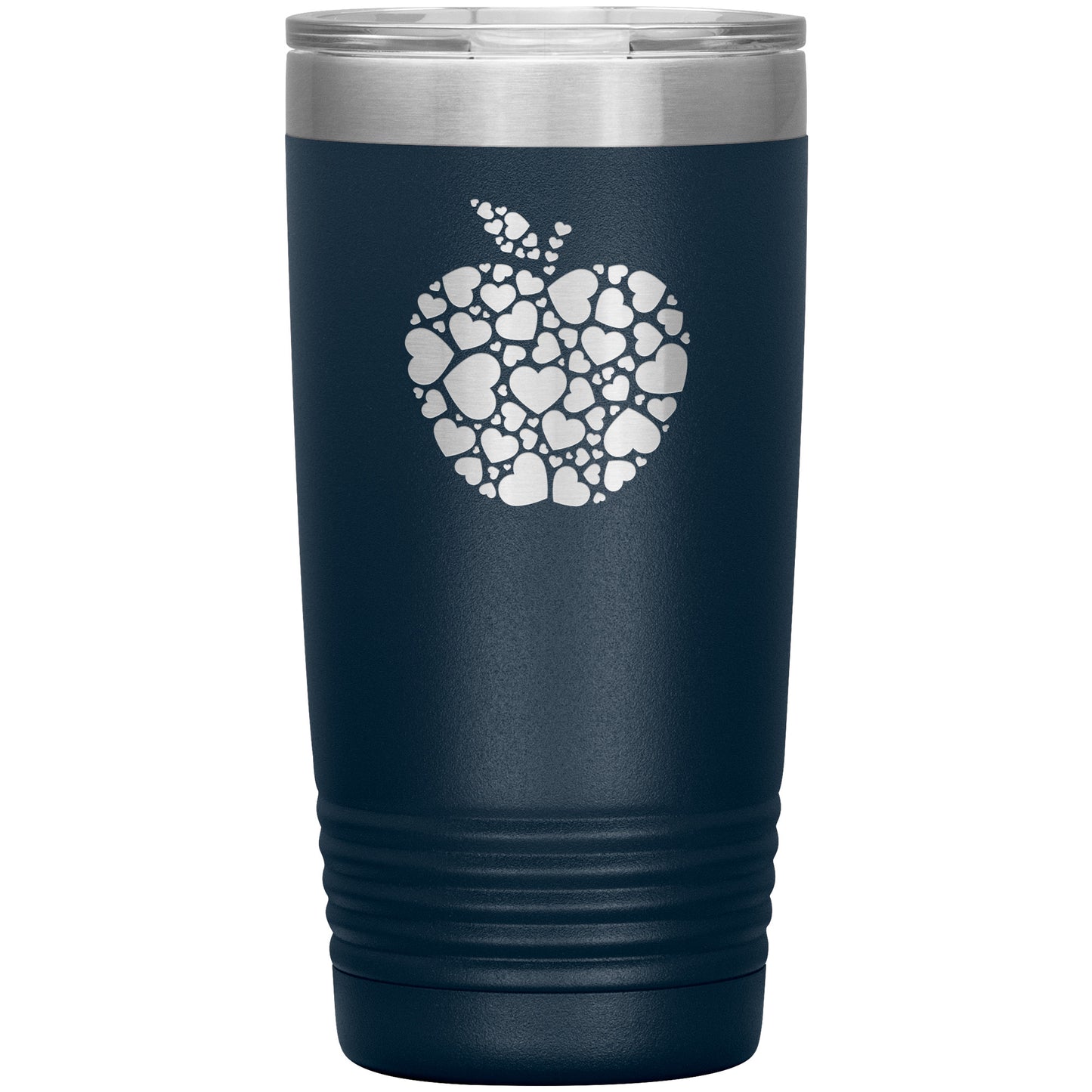 Apple Heart Travel Tumbler