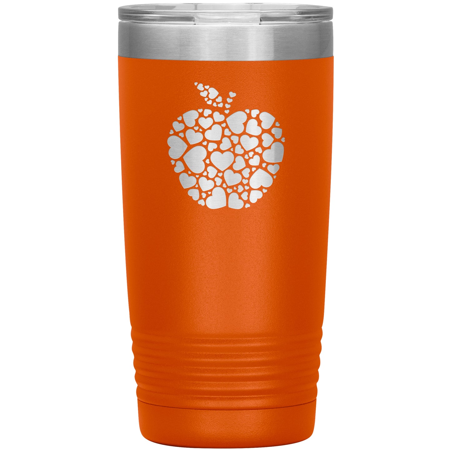 Apple Heart Travel Tumbler