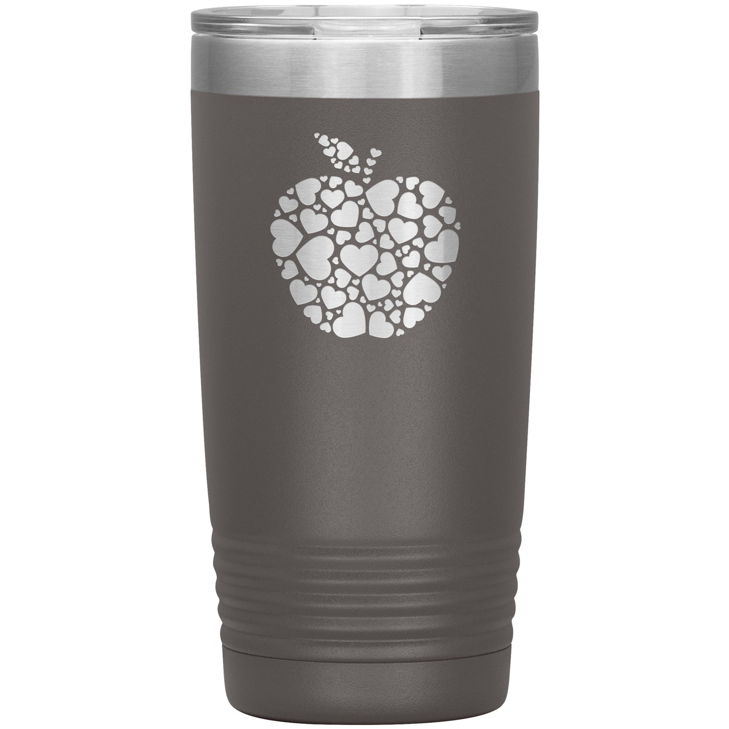 Apple Heart Travel Tumbler