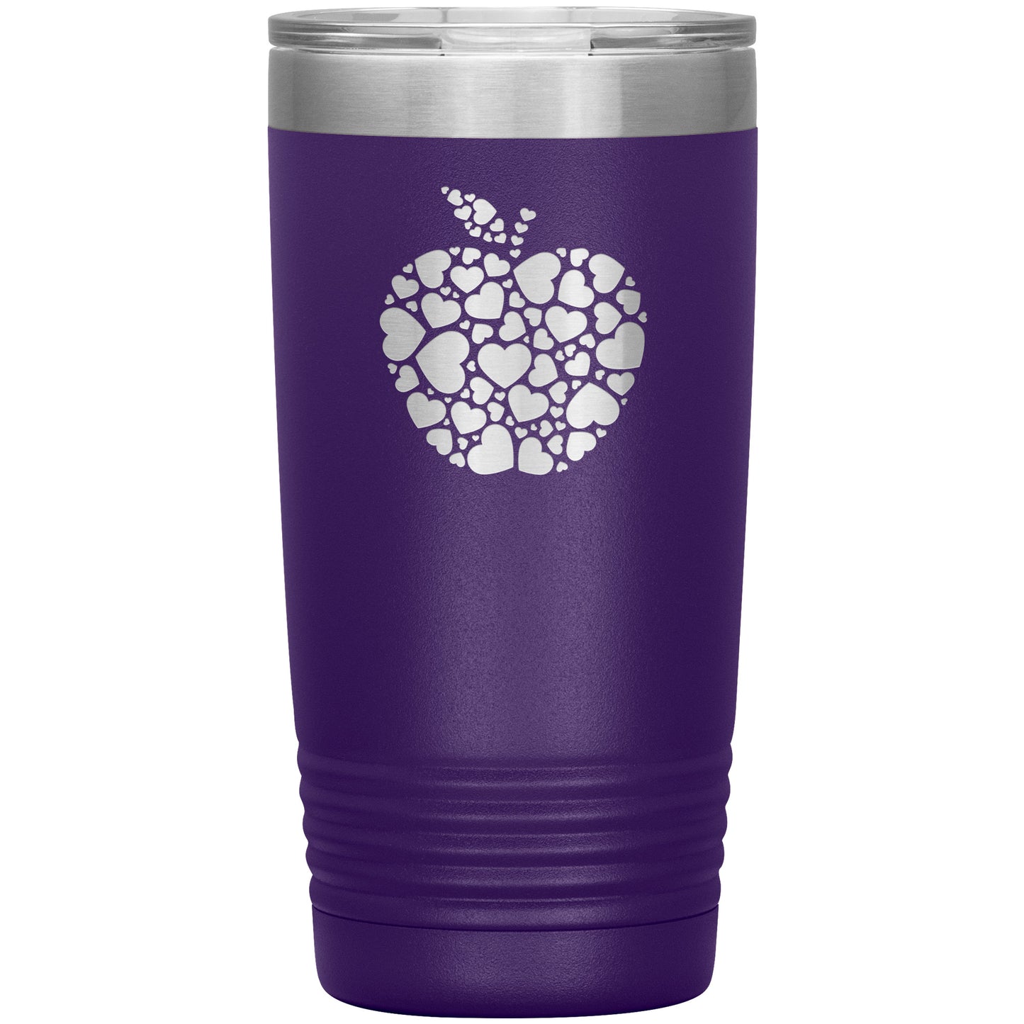 Apple Heart Travel Tumbler