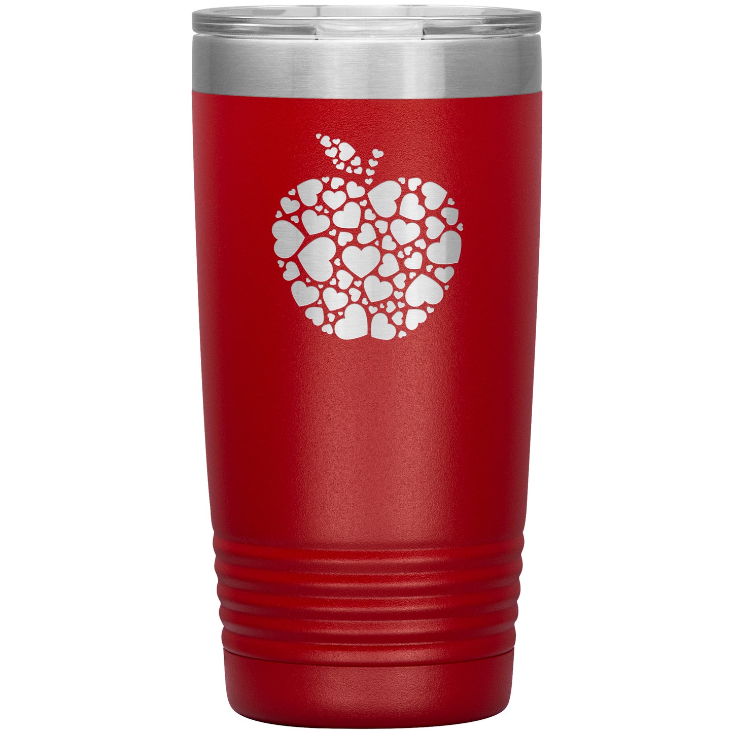 Apple Heart Travel Tumbler