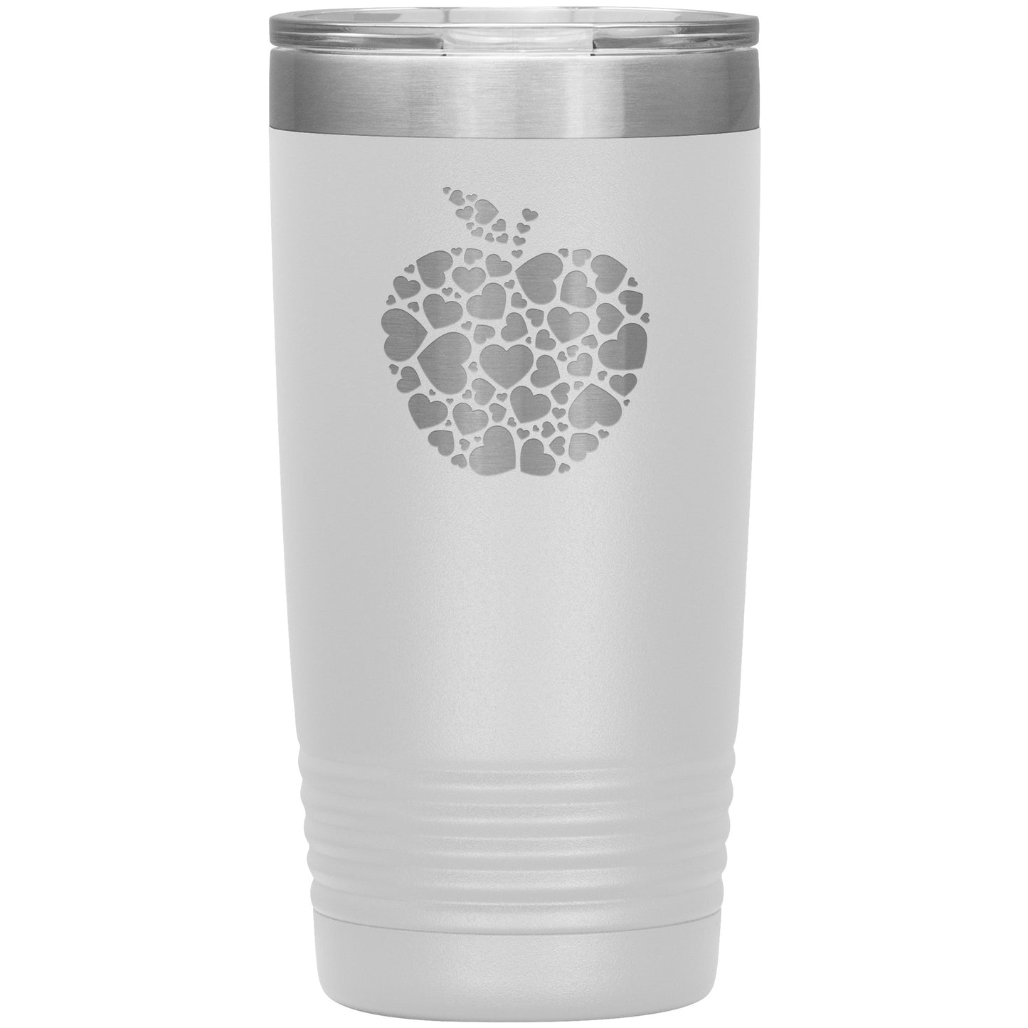 Apple Heart Travel Tumbler
