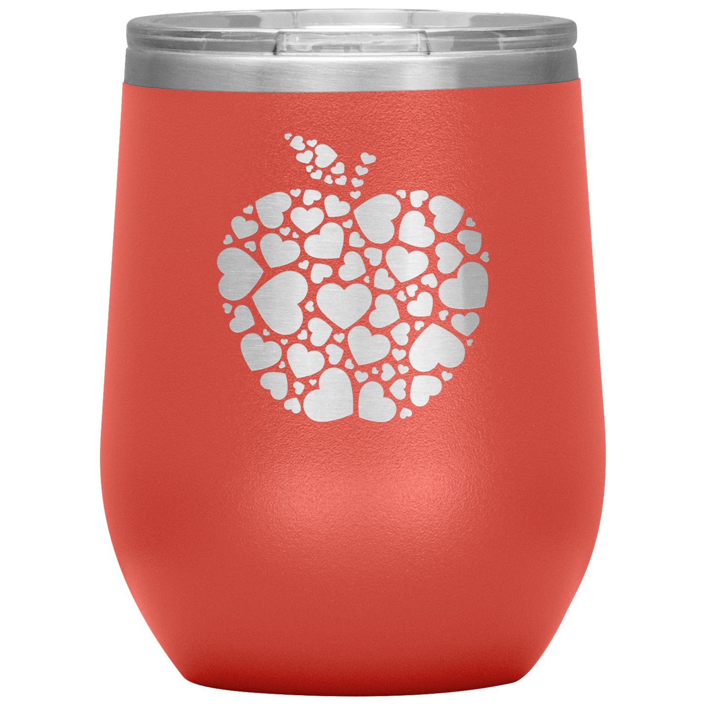 Apple Heart Wine Tumbler