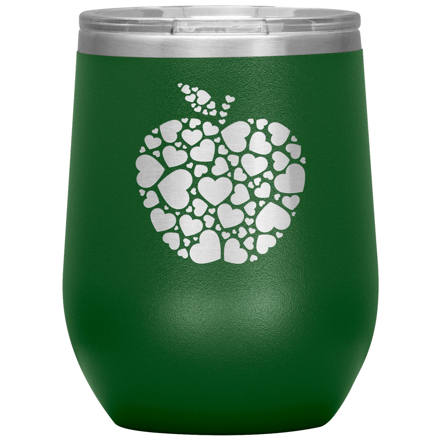 Apple Heart Wine Tumbler