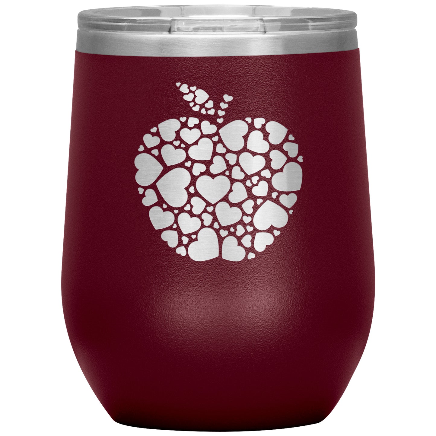 Apple Heart Wine Tumbler