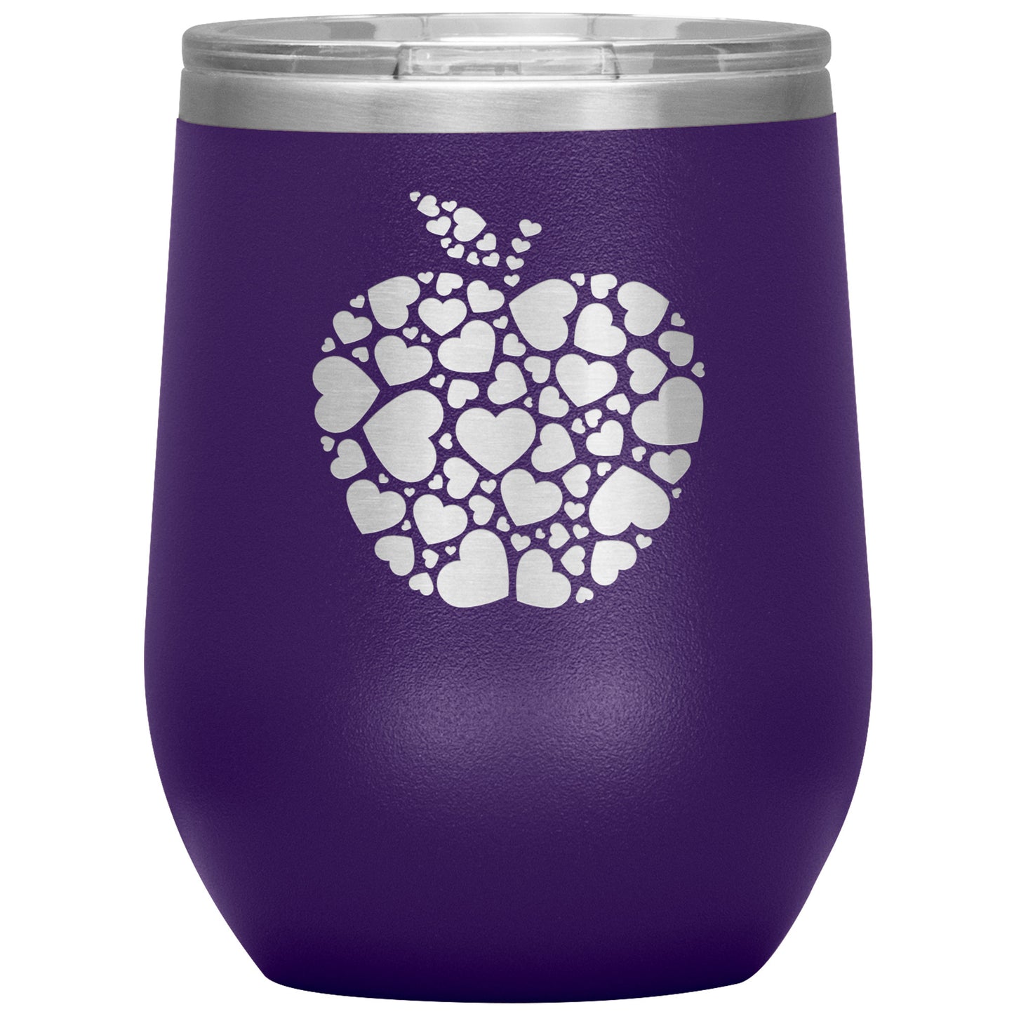 Apple Heart Wine Tumbler