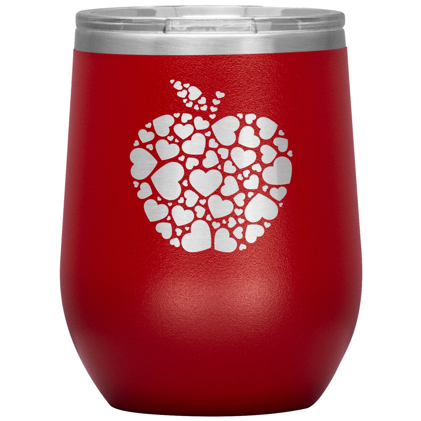 Apple Heart Wine Tumbler