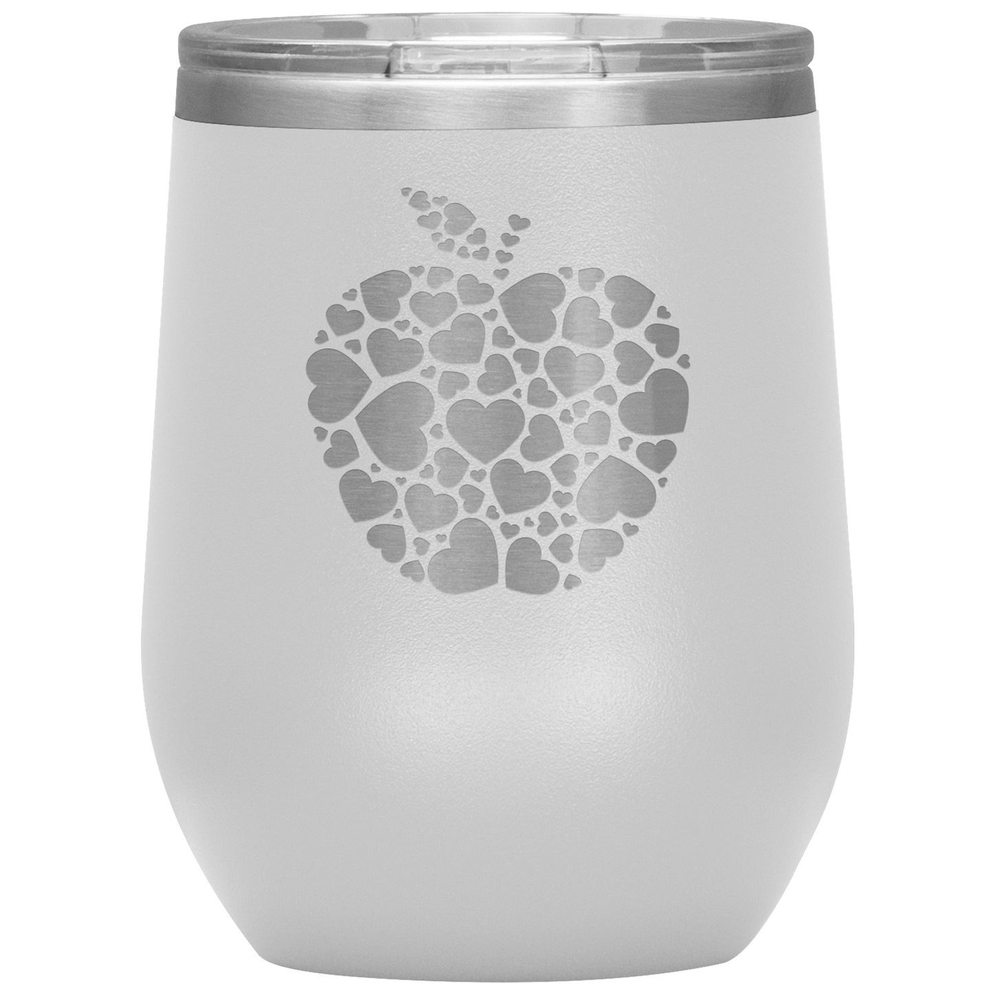 Apple Heart Wine Tumbler