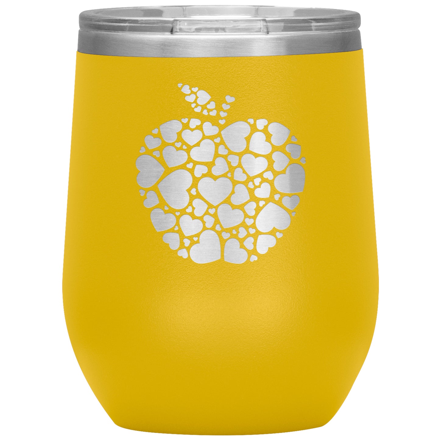 Apple Heart Wine Tumbler