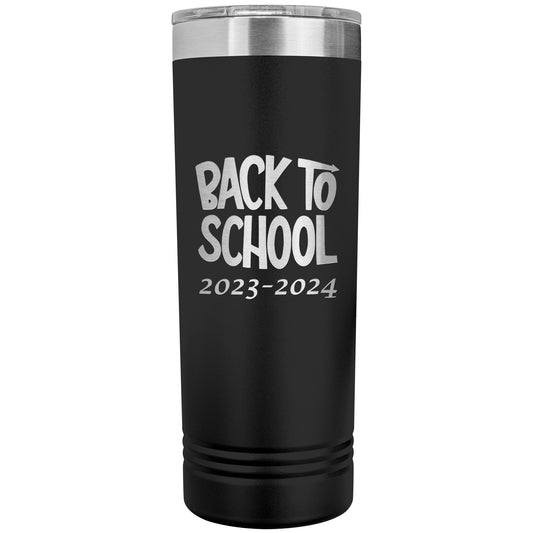 Back to School Skinny Travel Tumbler