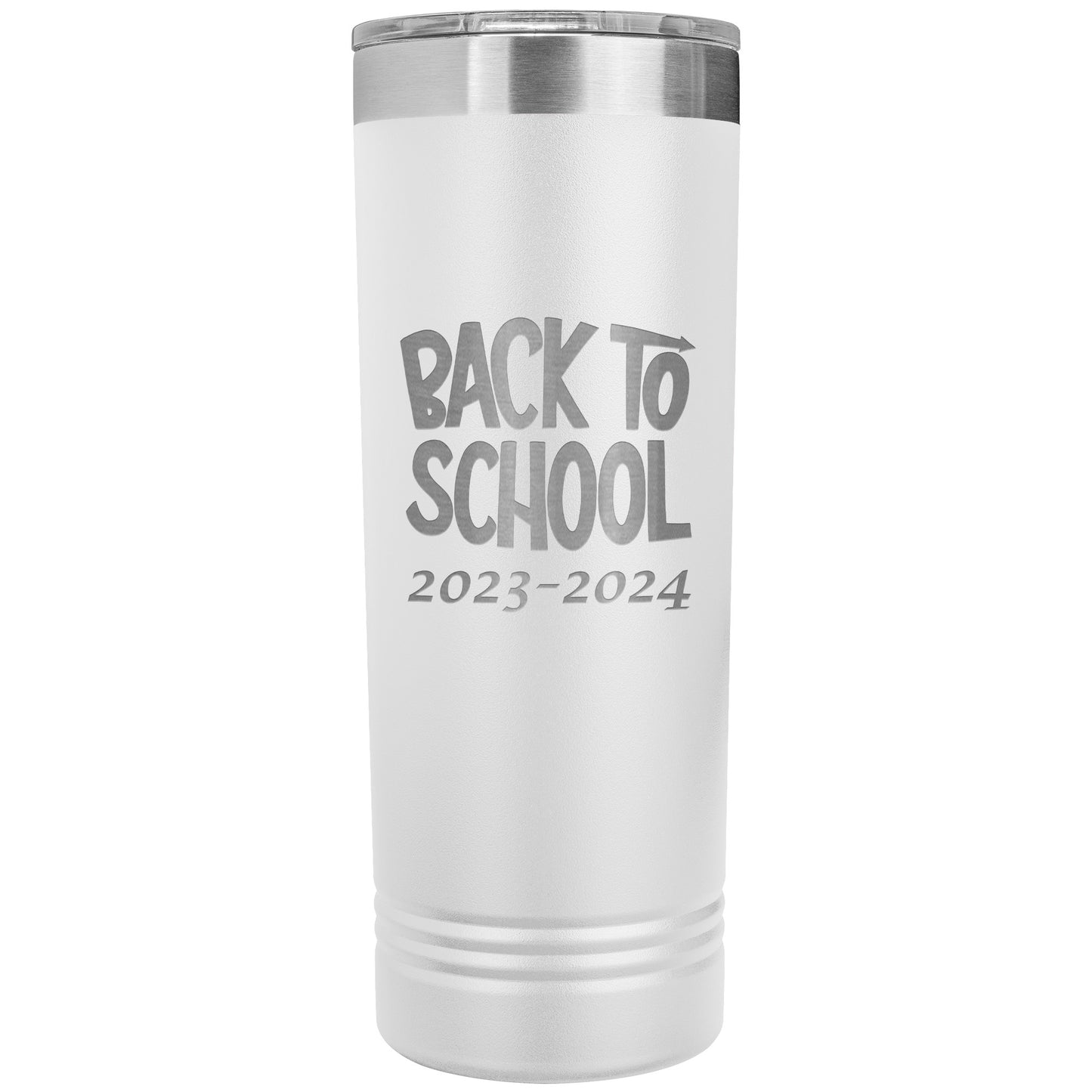 Back to School Skinny Travel Tumbler