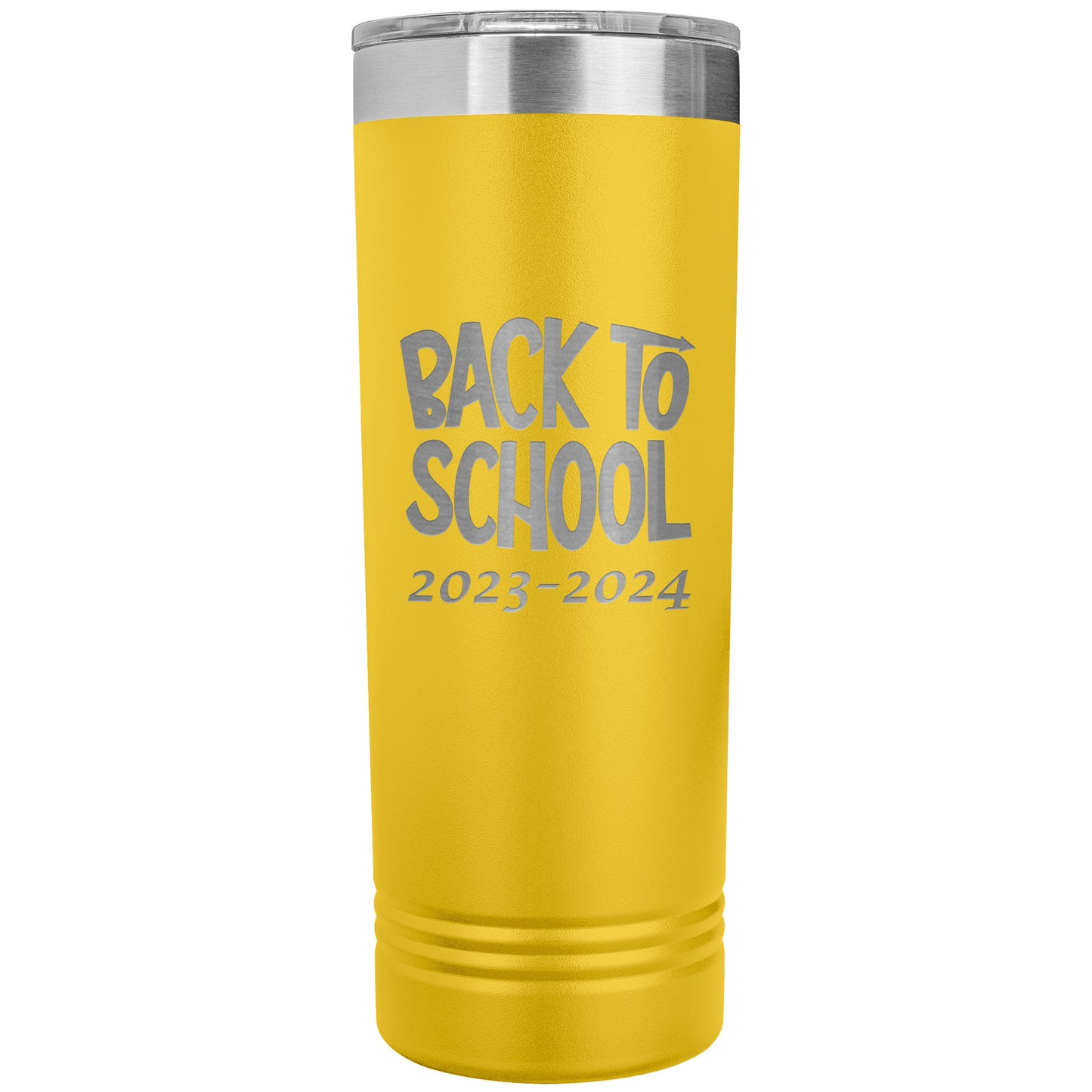 Back to School Skinny Travel Tumbler
