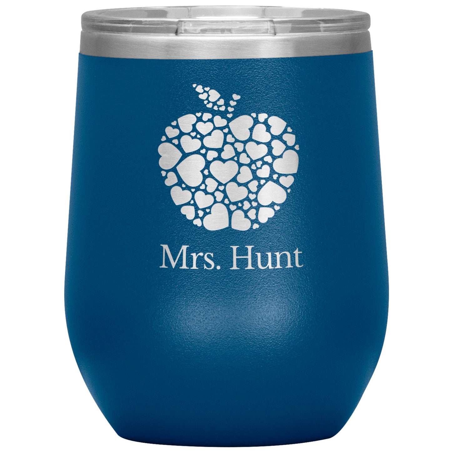 Custom Apple Heart Wine Tumbler