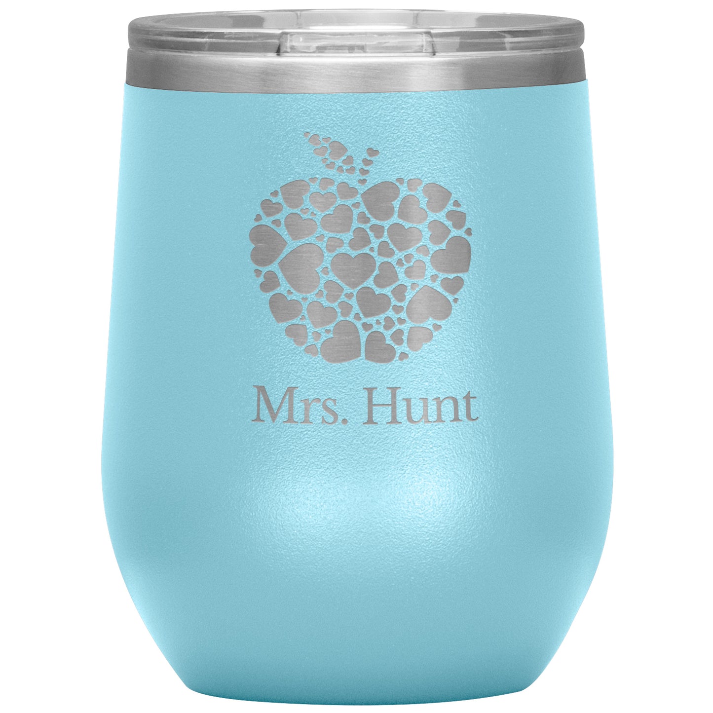 Custom Apple Heart Wine Tumbler