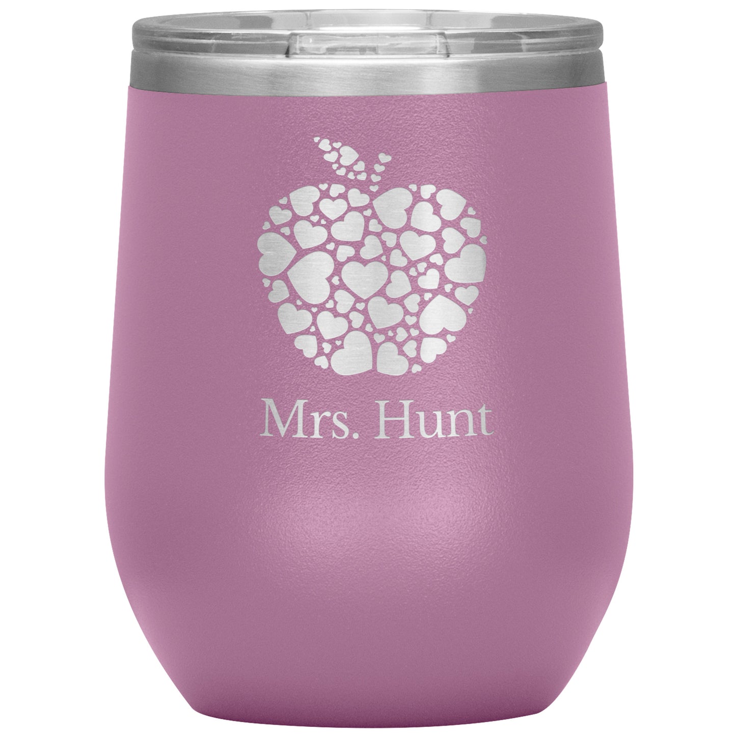 Custom Apple Heart Wine Tumbler