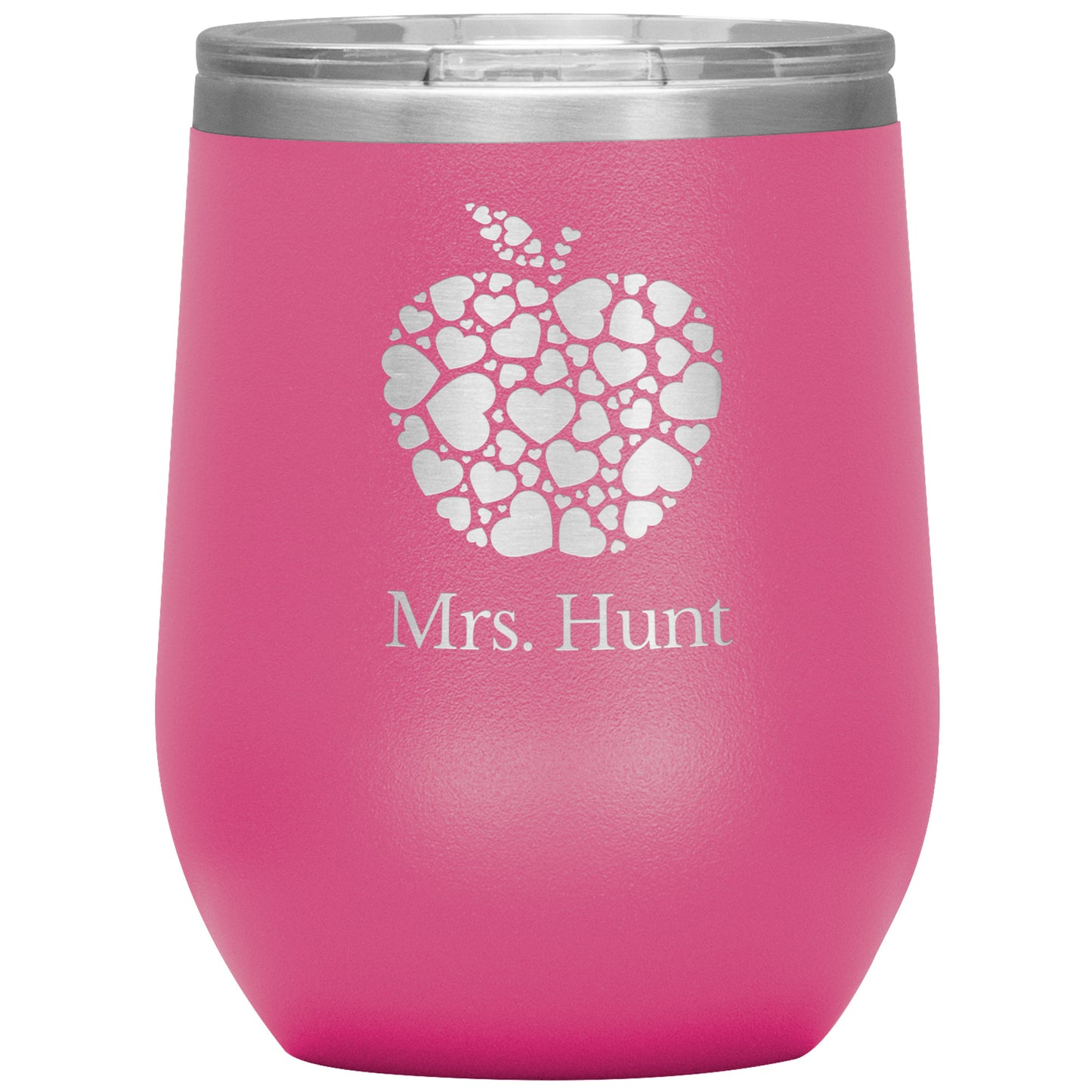 Custom Apple Heart Wine Tumbler