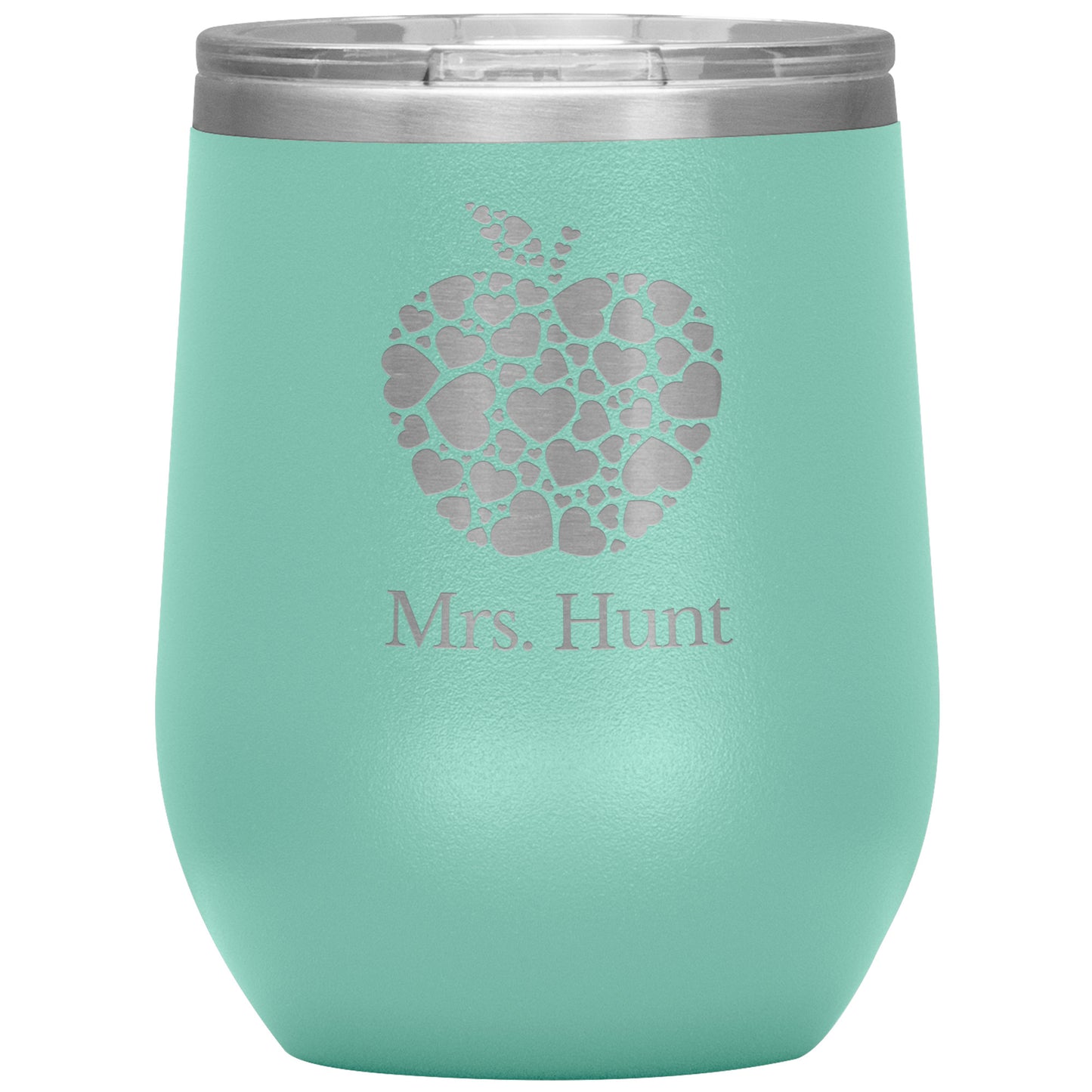 Custom Apple Heart Wine Tumbler