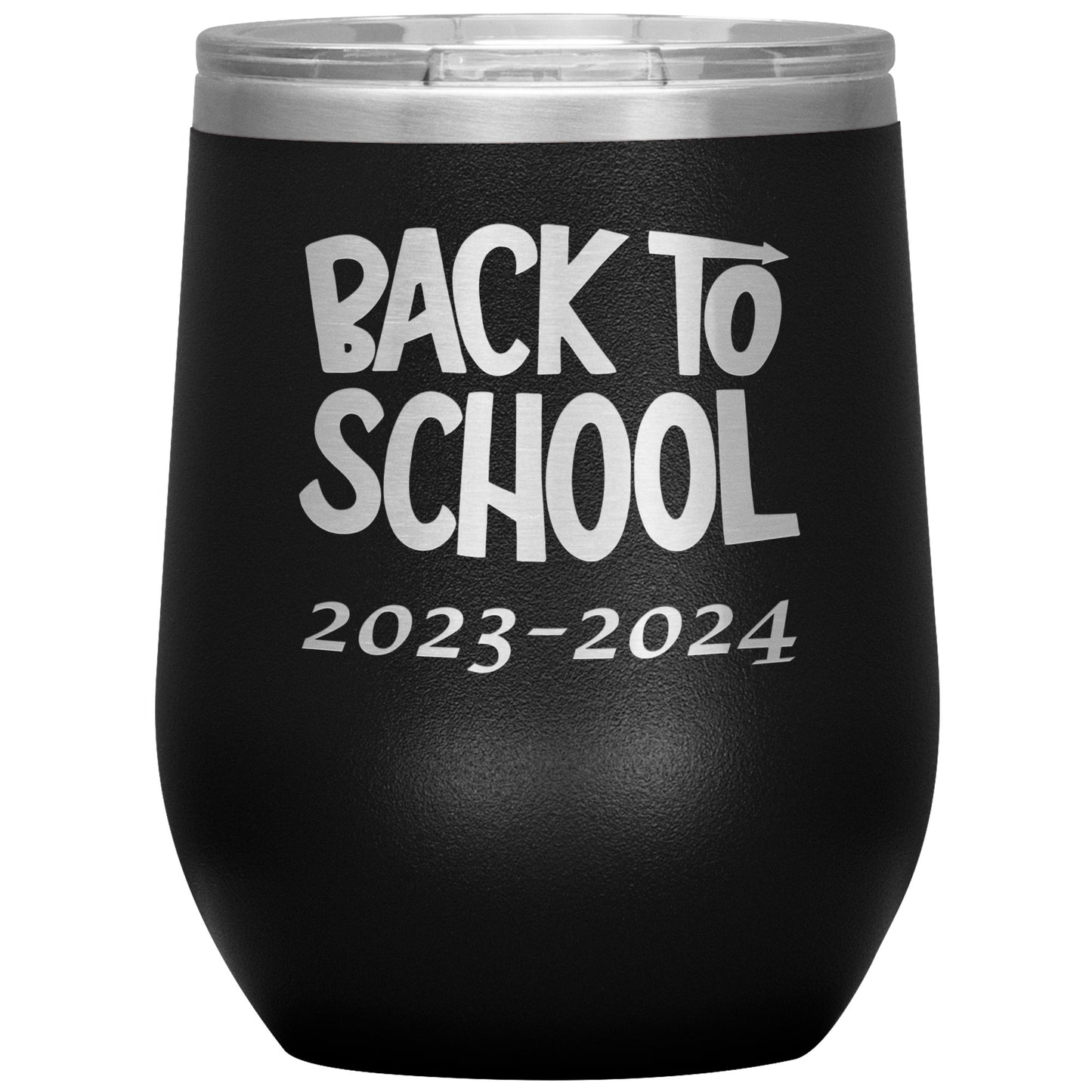 Custom Back to School Wine Tumbler