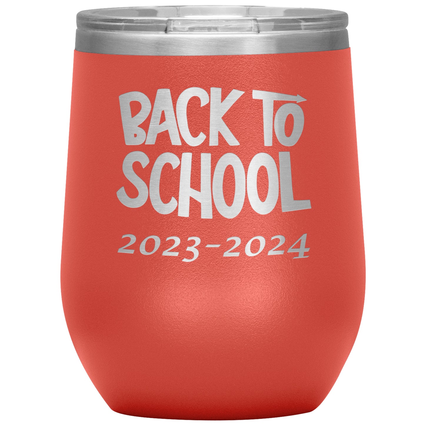 Custom Back to School Wine Tumbler