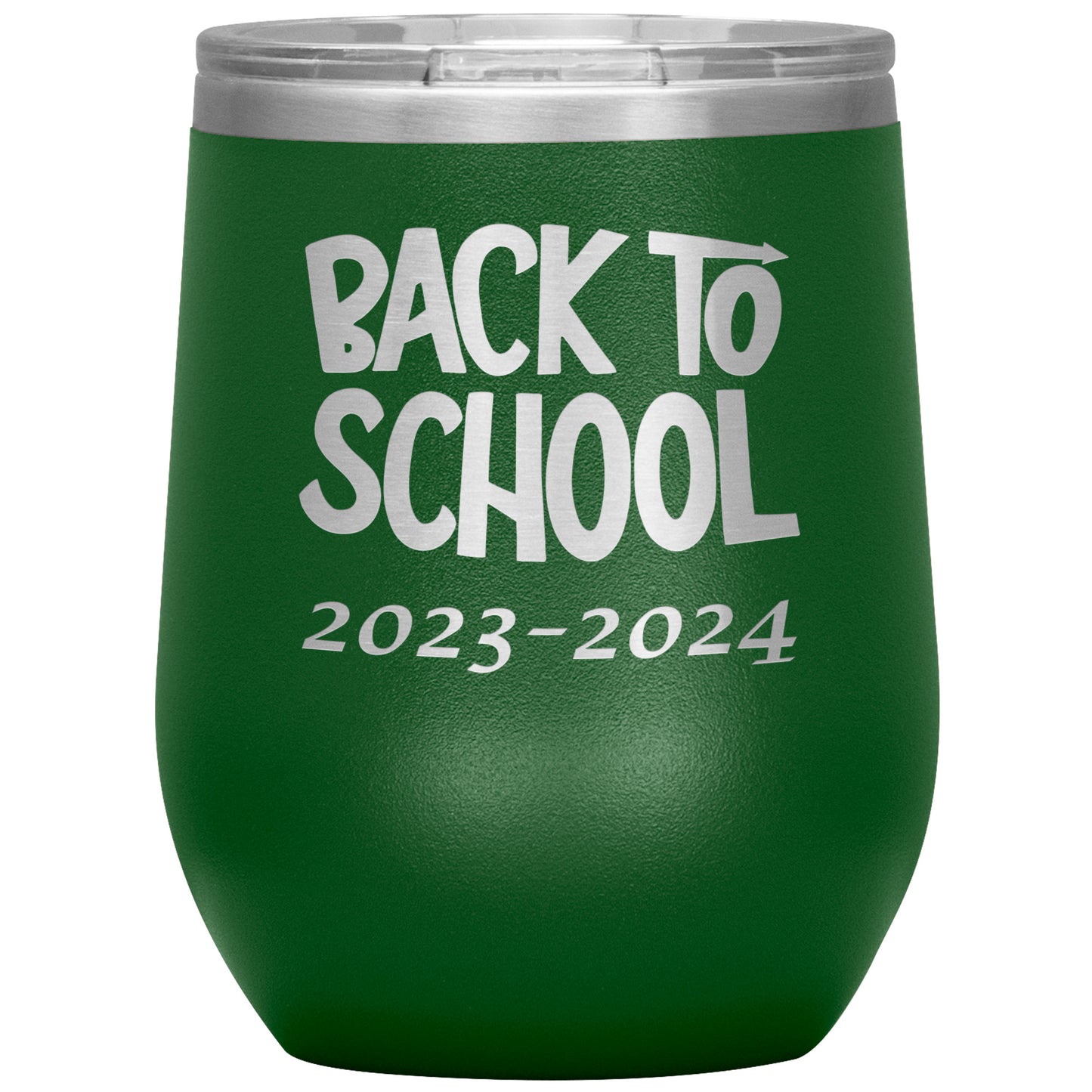 Custom Back to School Wine Tumbler