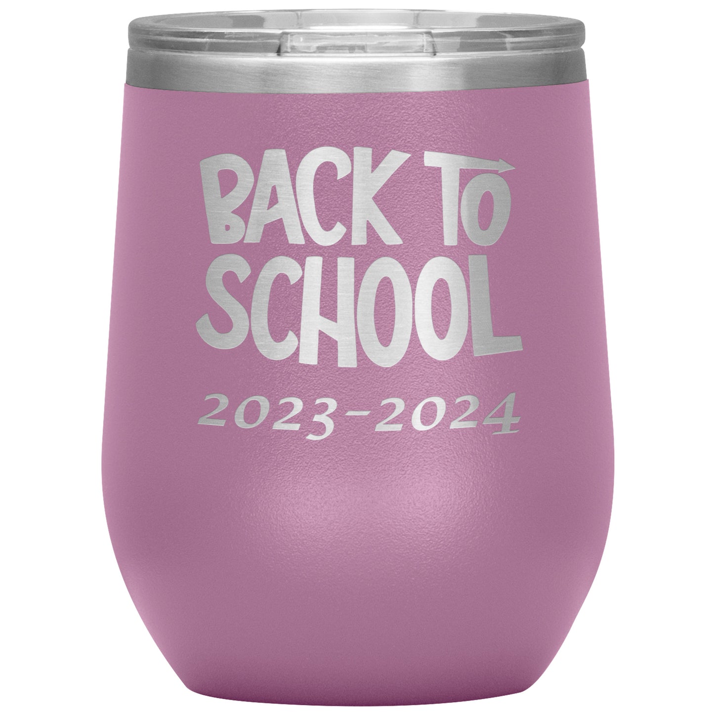 Custom Back to School Wine Tumbler