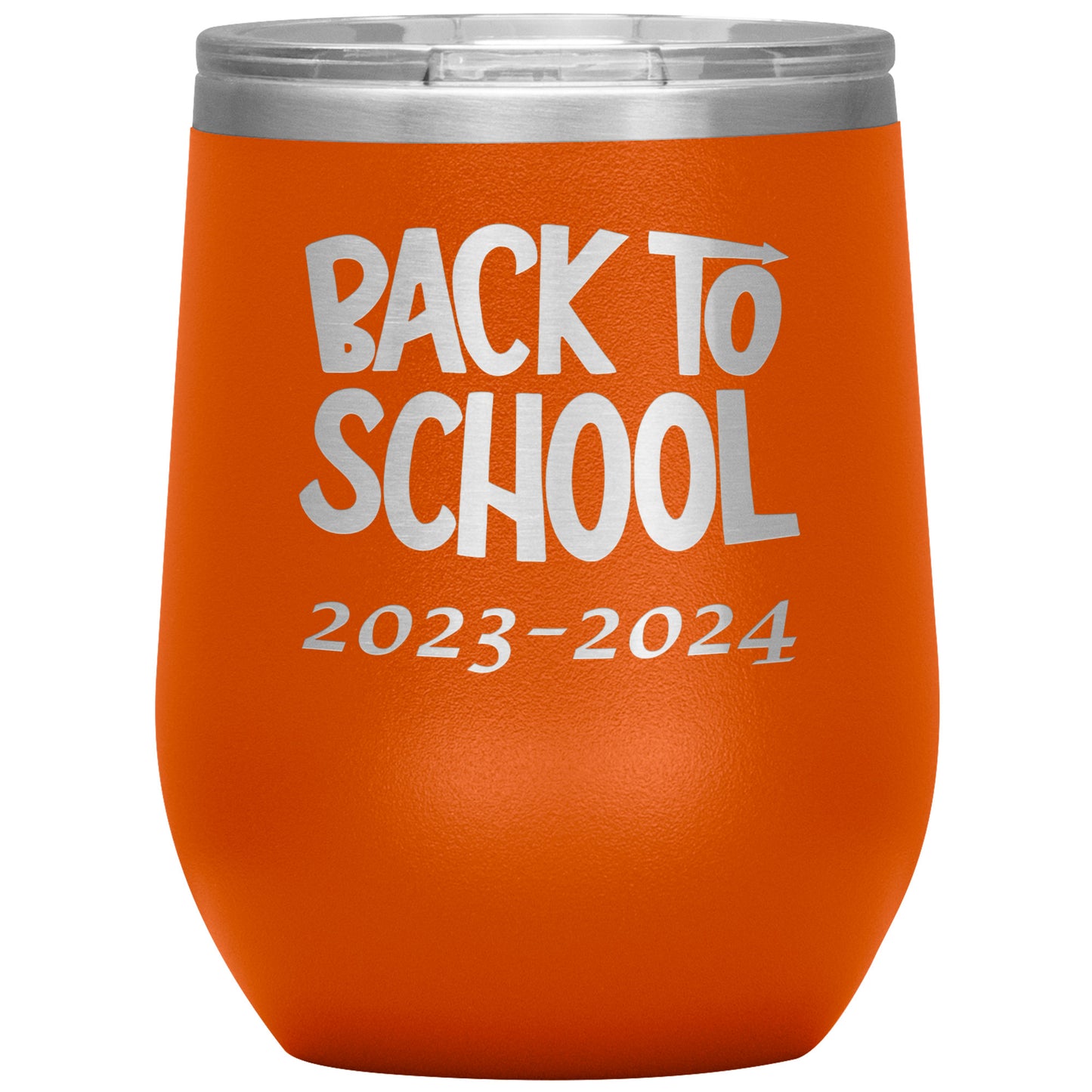 Custom Back to School Wine Tumbler