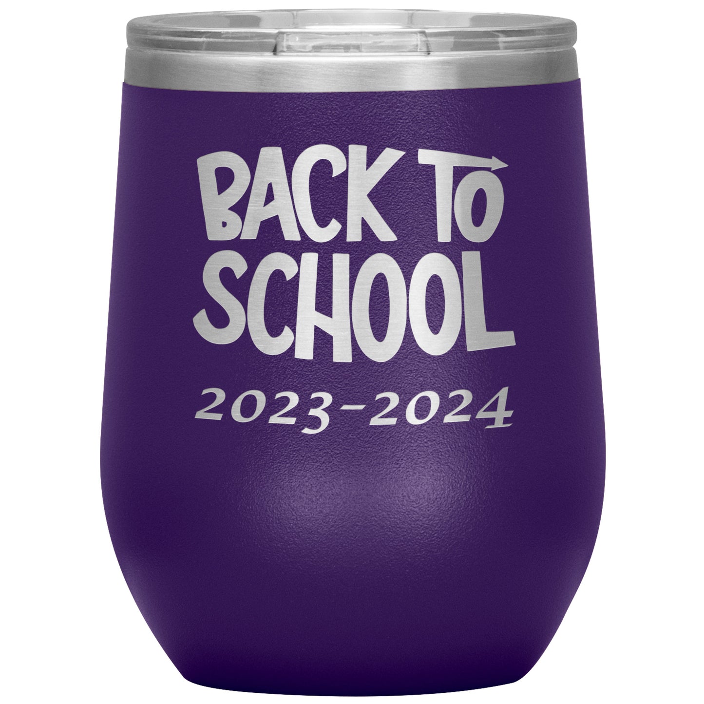 Custom Back to School Wine Tumbler