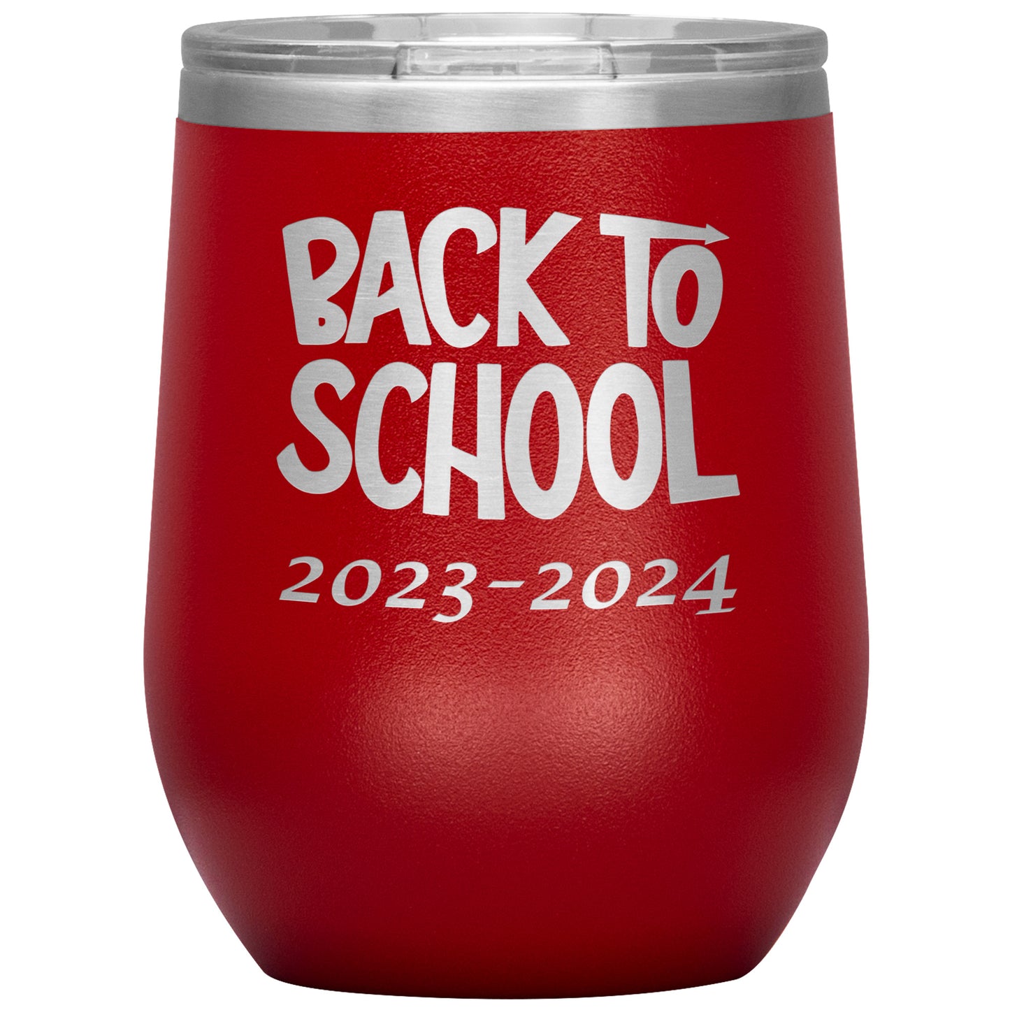 Custom Back to School Wine Tumbler
