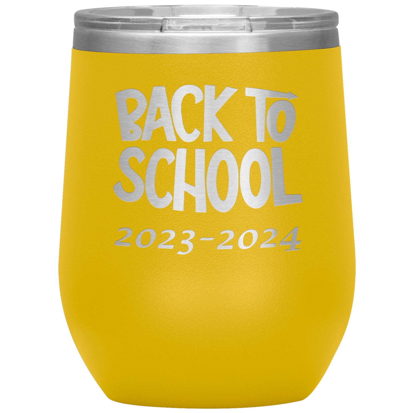Custom Back to School Wine Tumbler