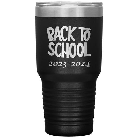 Custom Back to School 30oz Travel Tumbler