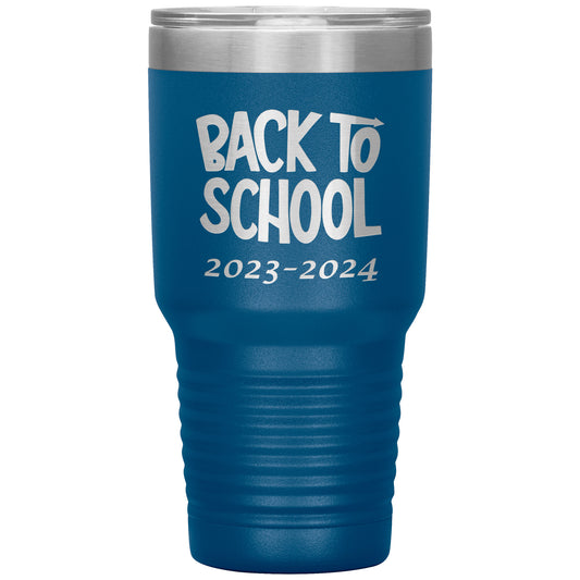 Custom Back to School 30oz Travel Tumbler