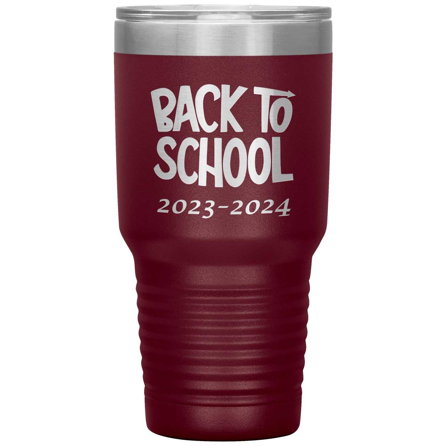 Custom Back to School 30oz Travel Tumbler