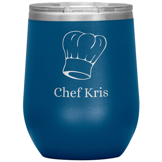 Custom Chef Hat Wine Tumbler