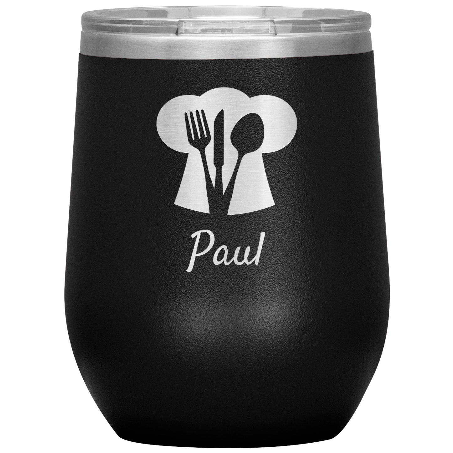 Custom Chef's Hat Utensil Wine Tumbler