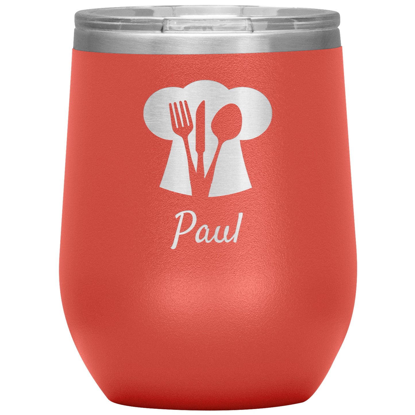 Custom Chef's Hat Utensil Wine Tumbler