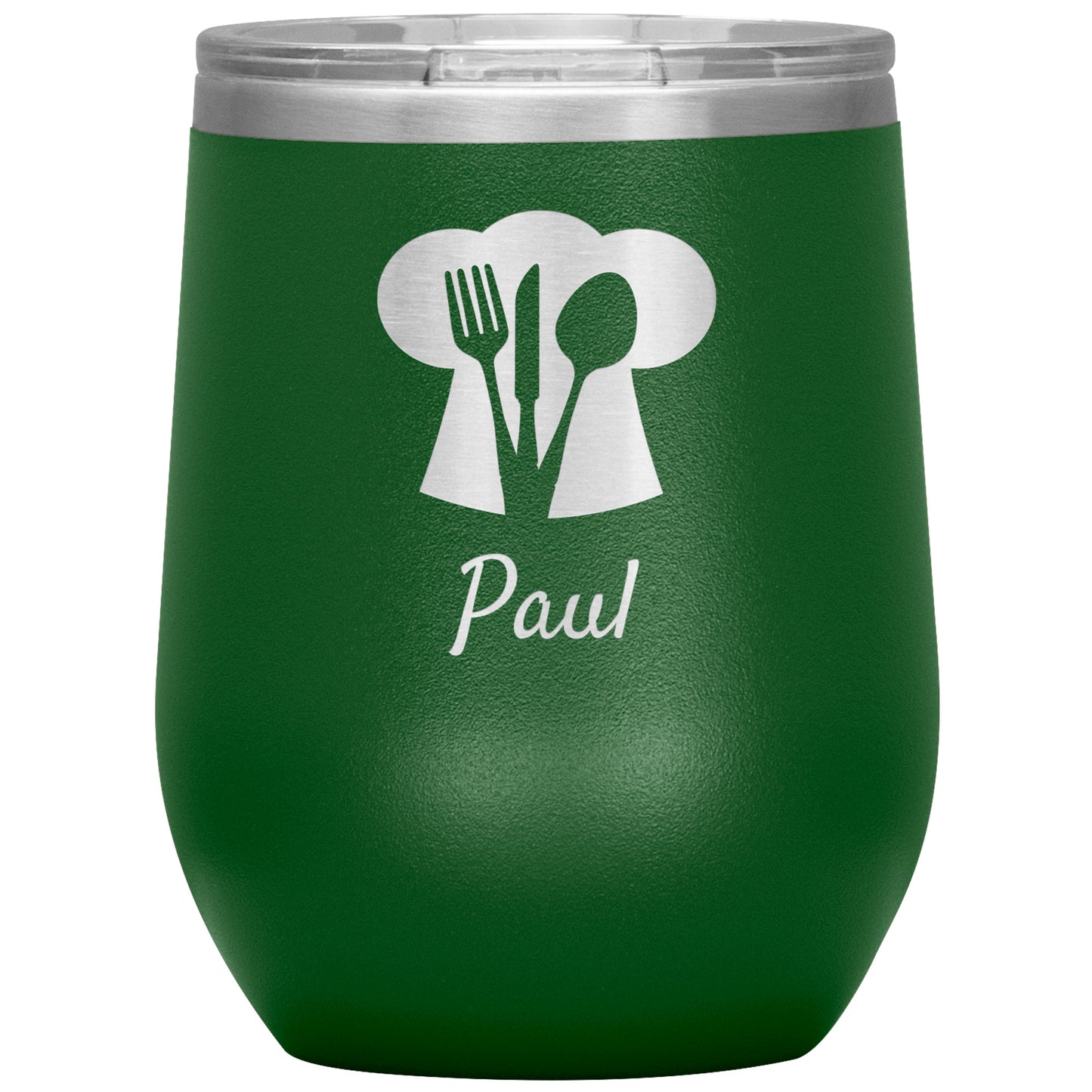 Custom Chef's Hat Utensil Wine Tumbler