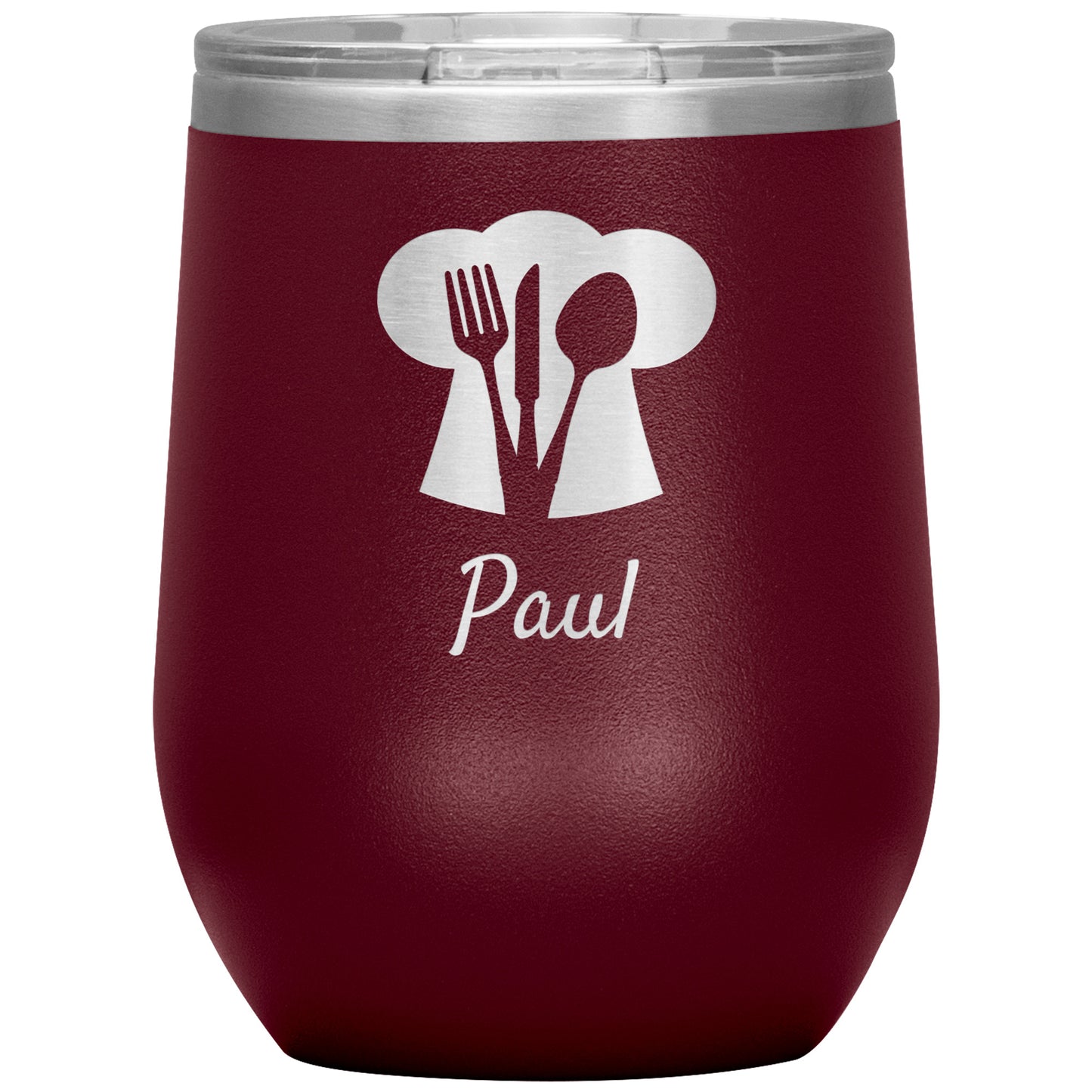 Custom Chef's Hat Utensil Wine Tumbler