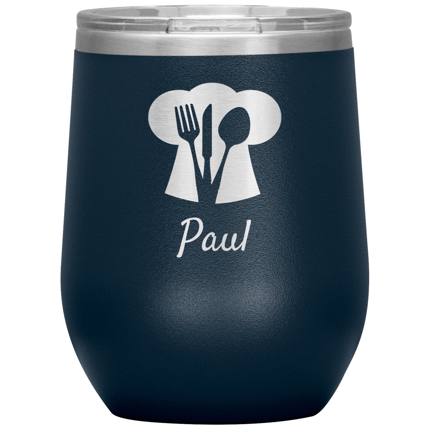 Custom Chef's Hat Utensil Wine Tumbler