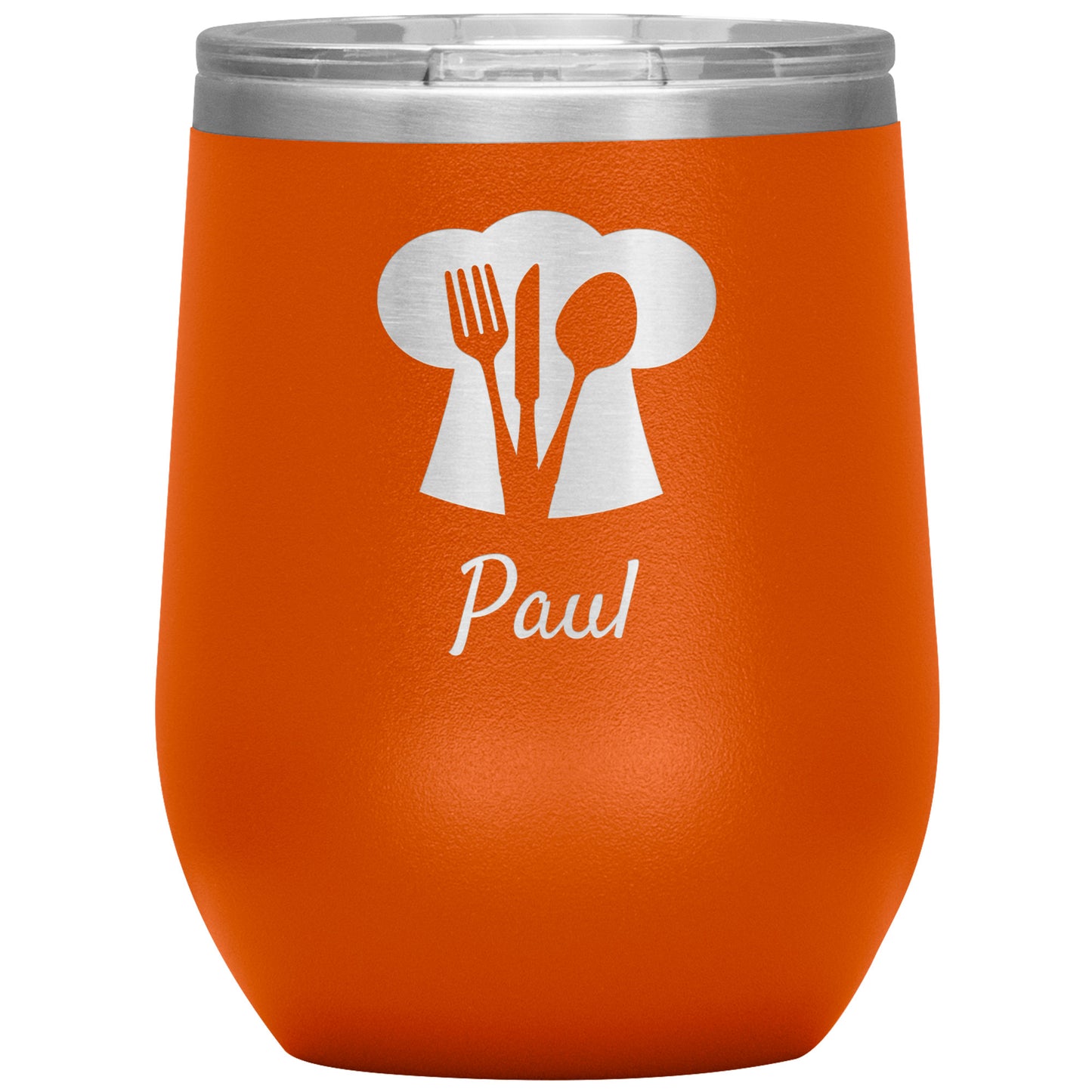 Custom Chef's Hat Utensil Wine Tumbler