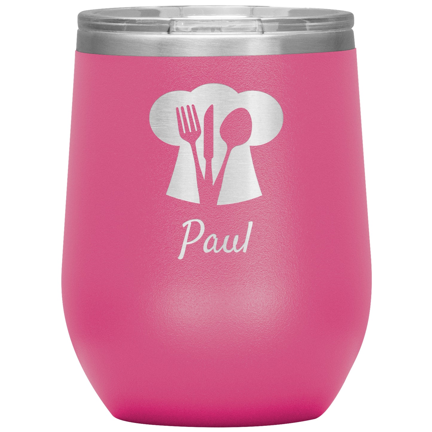 Custom Chef's Hat Utensil Wine Tumbler
