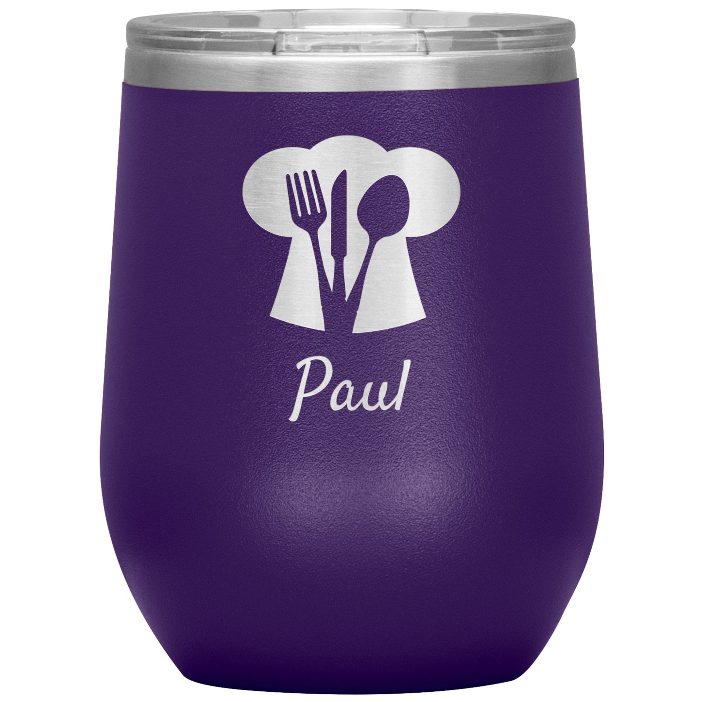 Custom Chef's Hat Utensil Wine Tumbler