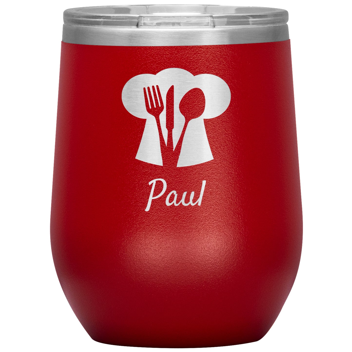 Custom Chef's Hat Utensil Wine Tumbler
