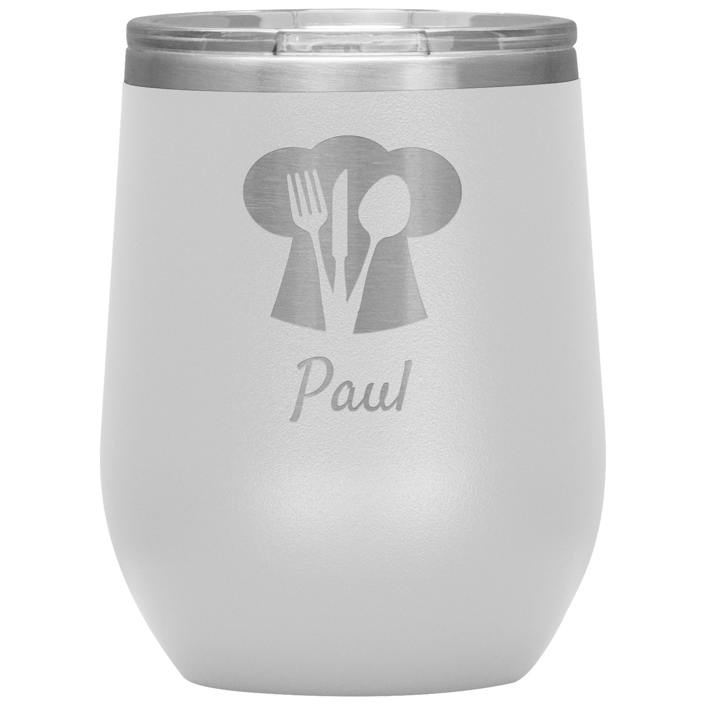 Custom Chef's Hat Utensil Wine Tumbler