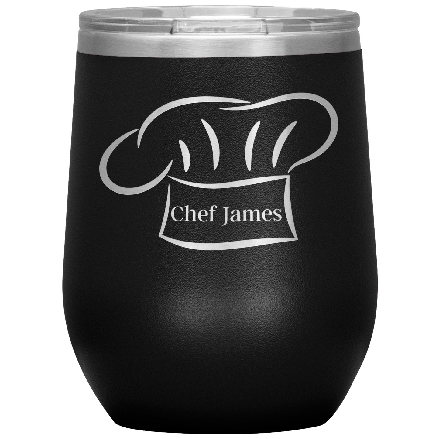 Custom Chef's Hat Wine Tumbler