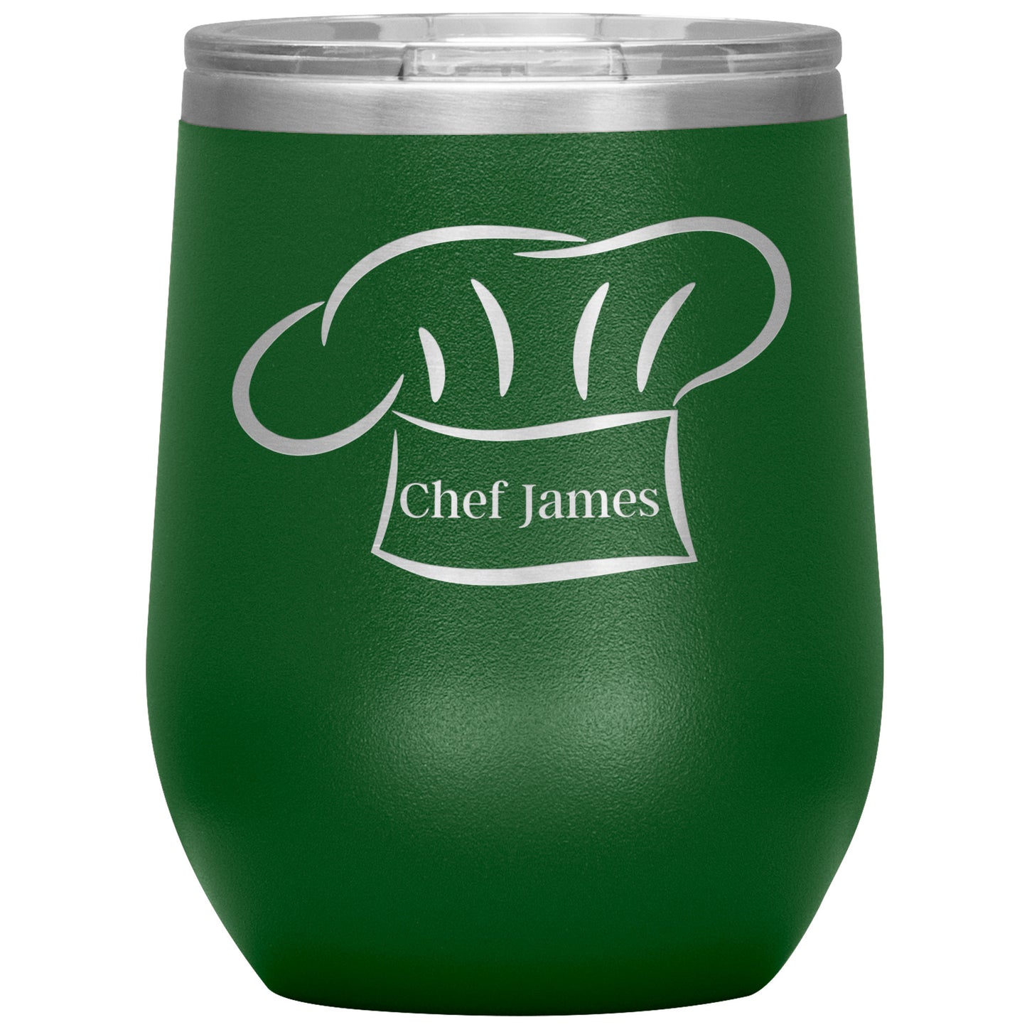Custom Chef's Hat Wine Tumbler